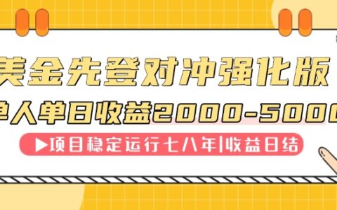 （14906期）8年稳定运营项目｜单日收益2000-5000R持续增长实操解析
