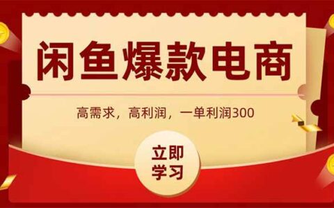 （14746期）闲鱼卖爆款数码产品，当天上架即可出单，一天利润1000