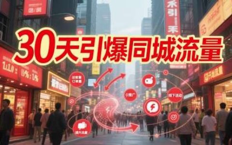 30天引爆同城流量：团购篇 认知篇 流量篇 来客篇 达人篇 老板人设IP篇 投流篇