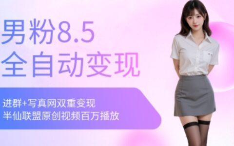 男性粉丝运营实战课-进群引流+写真资源+网盘工具-稳定日入500+