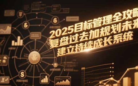 2025目标管理全攻略，复盘过去加规划未来，建立持续成长系统