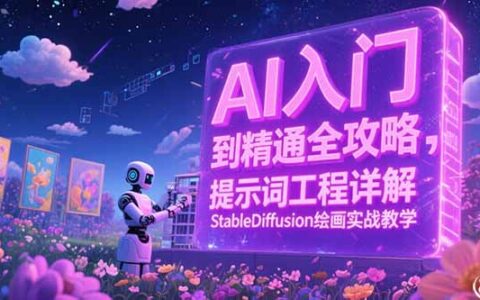 AI入门到精通全攻略，提示词工程详解，StableDiffusion绘画实战教学