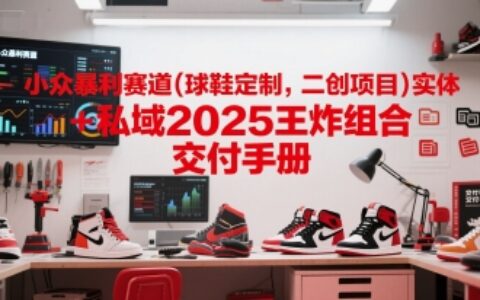 小众暴L赛道(球鞋定制，二创项目)实体+私域2025王炸组合 交付手册