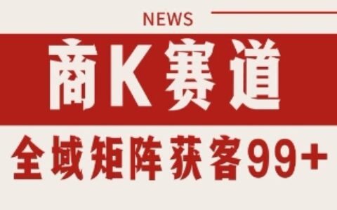 小红书某音商K赛道引流获客 自热矩阵日引200+