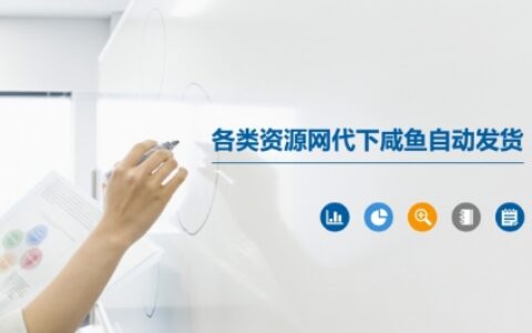 各类资源网代下咸鱼自动发货