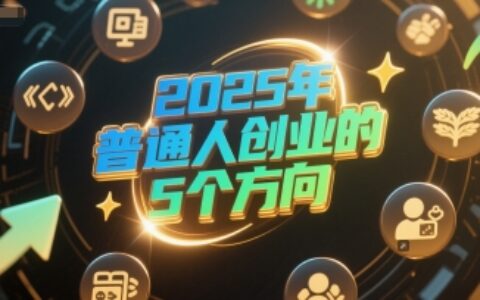 付费文章：2025年普通人创业的5个方向