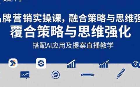 2025品牌营销实战课：覆盖文案设计写方案，搭配AI应用及提案直播教学
