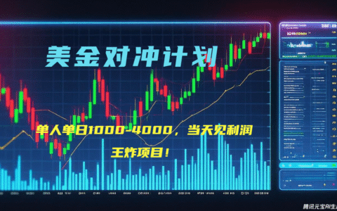 2025年最暴栗项目“美金先登计划”最新最强对冲战法，每日实际收益1K-4K