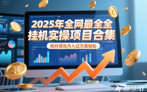 2025年挂G实操项目实操演练，挂G类型，AI直播类型，轻资产创业类型...