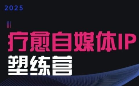 2025治愈自媒体IP训练营，专为疗愈领域从业者打造