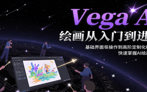 Vega AI绘画从入门到进阶，基础界面操作到高阶定制化模型训，快速掌握AI绘画技能