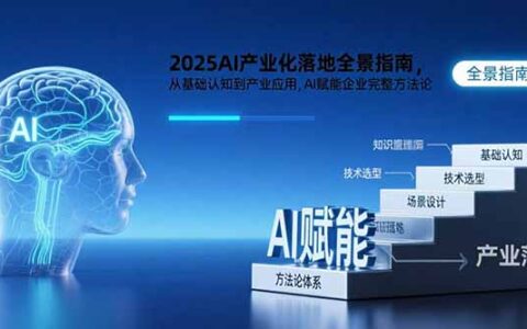 2025AI产业化落地全景指南，从基础认知到产业应用，AI赋能企业完整方法论