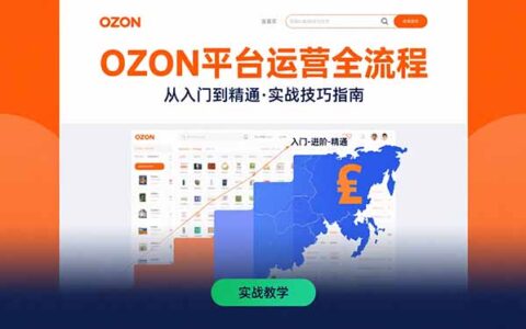 OZON平台运营全流程：快速掌握OZON从入门到精通的实战技巧