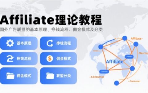 Affiliate理论教程，国外广告联盟的基本原理、挣钱流程、佣金模式及分类