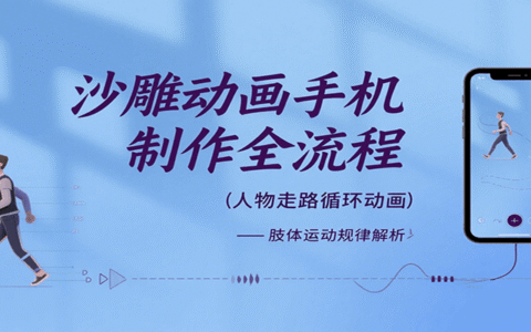 沙雕动画手机制作全流程，关键帧动画、走路、表情变换、场景反向移动、车内人物添加等