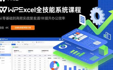 WPS Excel全技能系统课程：从零基础到高阶实战全覆盖，全面提升办公效率