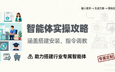 智能体实操攻略：涵盖搭建安装、指令调教，助力搭建行业专属智能体