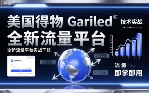 美国得物Gariled技术实战，全新流量平台​实战干货，即学即用