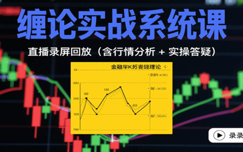 缠论实战系统课：直播录屏回放（含行情分析 + 实操答疑（更新10月）