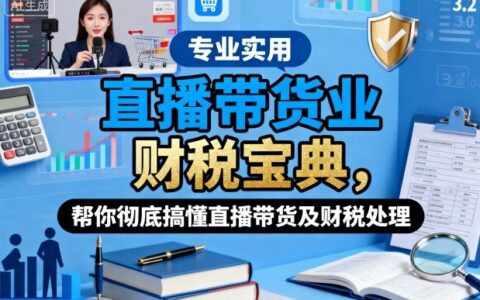 直播带货业财税宝典，帮你彻底搞懂直播带货及财税处理
