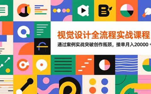 视觉设计实战全流程：案例拆解突破创作瓶颈，高效变现指南