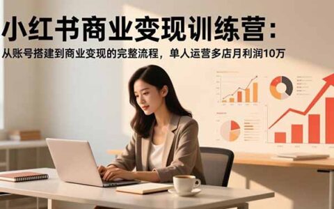 小红书商业变现实操指南：单人运营多店的完整变现策略与案例拆解