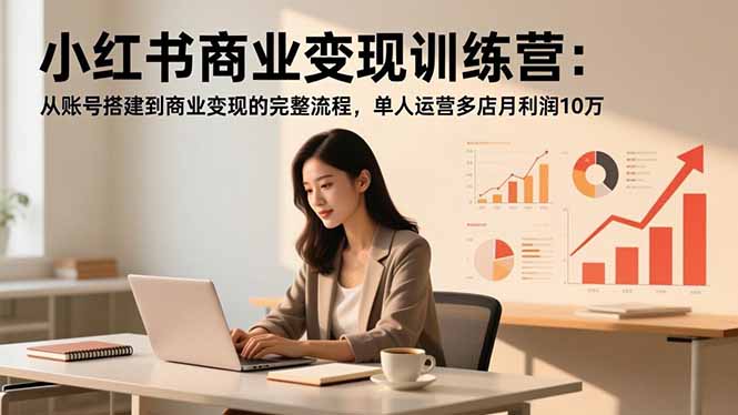 小红书商业变现实操指南：单人运营多店的完整变现策略与案例拆解