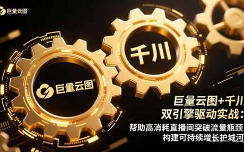 巨量云图+千川双引擎实战策略：高消耗直播间流量瓶颈突破与可持续增长指南