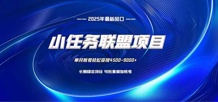 小任务联盟项目：实测每天仅需10分钟电脑操作，被动收入策略分享