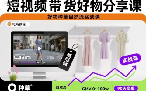 短视频带货副业变现实战指南：自然流量获取与选品策略