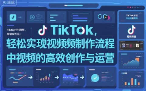 TikTok中视频制做流程，轻松实现Tk中视频的高效创作与运营