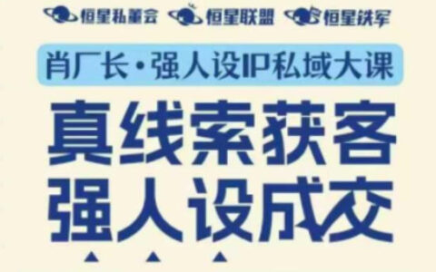 强人设IP私域变现课程：11月深圳站实战策略（音频+字幕）高效获客与成交指南