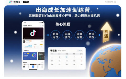 TikTok出海变现实战训练营：核心环节系统覆盖与机遇把握指南（更新）