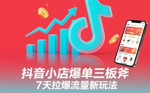 2025抖音小店流量提升三板斧：7天实操新攻略