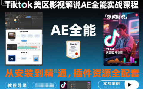 TikTok美区影视解说实战指南：从入门到变现，资源配套与高效技巧