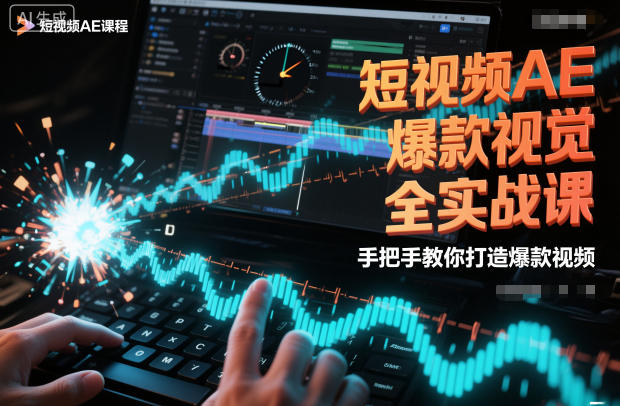短视频AE视觉全实战课：手把手教你打造高流量视频变现