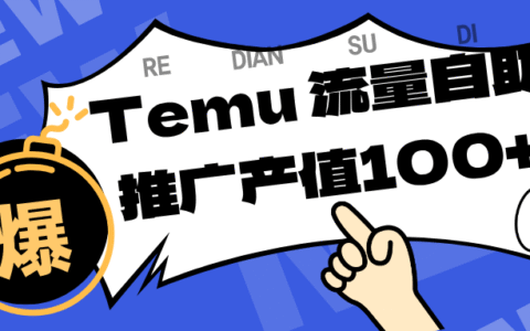 Temu精准曝光实战指南：提升店铺排名转化，被动收入策略拆解