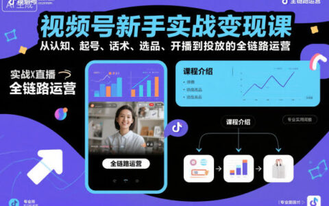 视频号新手实战变现指南：从认知到投放的全链路运营攻略