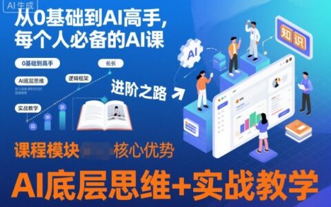 从零基础到AI实战：AI底层思维与变现实操课程指南