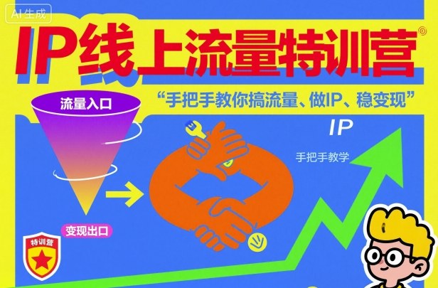 IP流量实战指南：手把手教你获取流量、打造个人品牌与变现方法