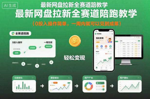 2025网盘推广实战教程：简单操作快速见效变现指南