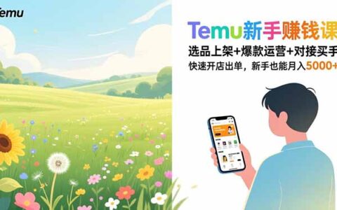 Temu新手变现指南：选品上架+爆款运营+对接买手，快速开店实操攻略