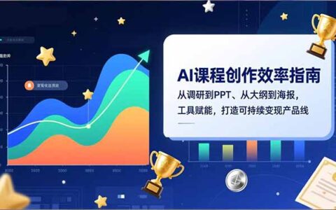 AI课程创作效率实战指南：从调研到海报工具赋能，打造被动收入项目