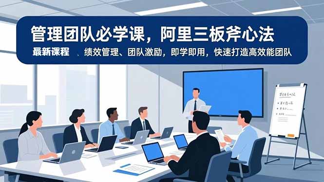 阿里三板斧变现指南：绩效管理+团队激励实战，即学即用打造高效能团队