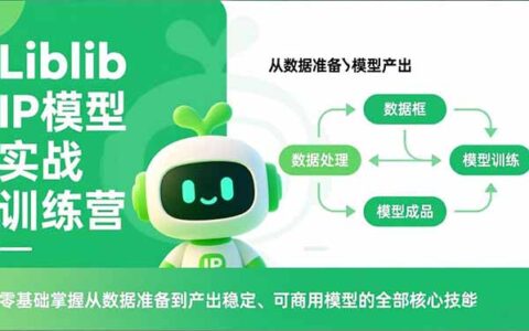 Liblib IP模型实战训练营：零基础实操指南，从数据准备到打造稳定变现模型的核心技能
