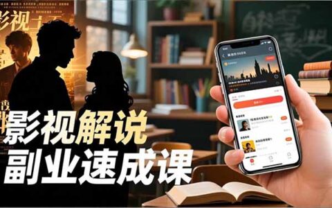 Tk影视解说副业实战课程：软件安装、全流程操作、爆款策略，新手变现攻略