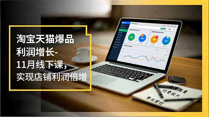 淘宝天猫店铺利润提升实战课：11月线下开讲，免费流量、付费放大与费比管控策略指南