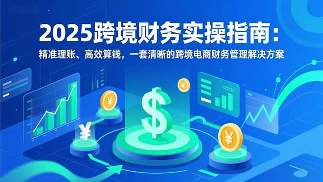 2025跨境电商财务实操指南：精准理账与高效资金管理，一套实战变现策略