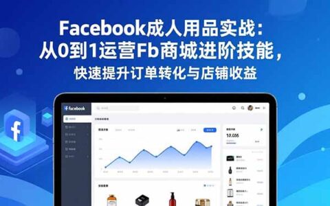 Facebook特定品类运营指南：从0到1实操进阶策略，案例解析提升转化与店铺营收