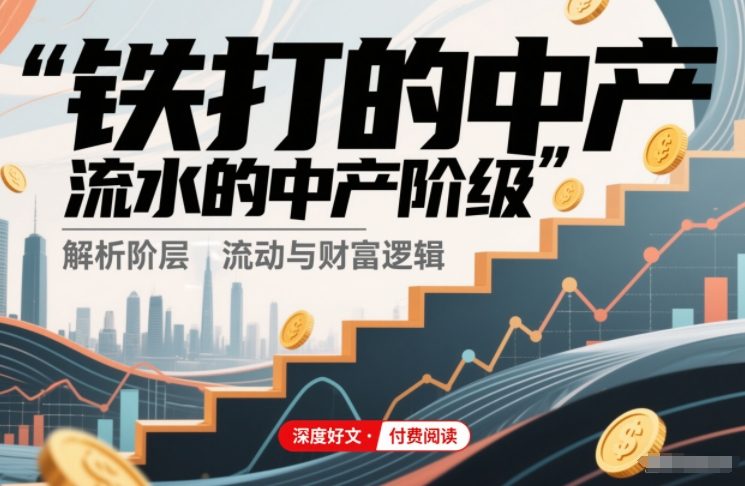 2025中产阶级被动收入策略：铁打的中产，流水的中产阶级